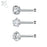 Stainless Steel Nose Stud Set Round Heart Star CZ Crystal Nose Piercings L Shape Nostril Piercing Nose Rings For Nose Piercing Stainless Steel Nose Screw Nose  Jewelry Stainless Steel Nose Rings L Shape Rings Studs Surgical Steel Nose Nostril For Women