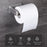 Stainless Steel Toilet Roll Holder Self Adhesive In Bathroom Tissue Paper Holder Black Finish Easy Installation No Screw Toilet Paper Holder Matte Black Toilet Tissue Roll Holders Dispenser And Hangers Wall Mounted For Bathroom And Kitchen