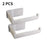 Stainless Steel Toilet Roll Holder Self Adhesive In Bathroom Tissue Paper Holder Black Finish Easy Installation No Screw Toilet Paper Holder Matte Black Toilet Tissue Roll Holders Dispenser And Hangers Wall Mounted For Bathroom And Kitchen