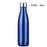 Stainless Steel Water Bottle BPA Free Thermos Water Beer Thermos 500ml for Sport Bottles Double-Wall Insulated Vacuum Flask Double-Walled Insulated Vacuum Flask Stainless Steel Drinking Bottle