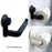 Suction Cup Rack Kitchen Bathroom Storage Waterproof Moisture Proof Towel Accessories Shelf Toilet Paper Holder Wall Mounted Adhesive Towel Bar Bathroom Towel Holder Bathroom Accessories Bathroom Hardware