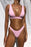 Summer Bikini Stylish Swimwear Women Halter Push Up Bikini Women's  Neck Triangle Bikini Set Leopard Print Two Piece Swimsuits Set Swimsuit Female Lemon Print Bandage Bathing Suit