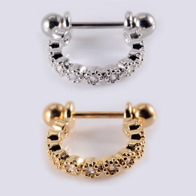 Surgical Steel Barbell With CZ Hoop Ear Tragus Cartilage Helix Earrings Ear Studs Ear Cuff Rook Woman Lobe Piercings Septum Hinged Segment Piercings Body Jewelry Earring Hoop Stainless Steel with Cartilage Earrings Piercings Nose Ring Piercing Jewelry