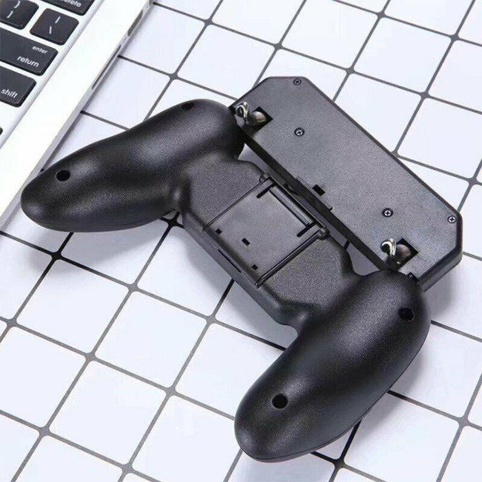 Sustainable Black Joystick Trigger Gamepad Controller Compatible With Smartphone Mobile Cellphone Portable Holder Quality Gaming Pads