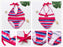 Teenager Girls Swimwear Two pieces Girls Swimsuit High quality Kids Bikini Sets Children Beach Wear Girls Two Piece Bikini Swimsuits Striped Ruffle Swimwear Bathing Suit Set