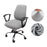 Thicken Solid Office Computer Chair Cover Spandex Split Seat Cover Universal Office Anti-dust Armchair Cover Protective & Stretchable Universal Chair Covers Stretch Rotating Chair Slipcover