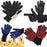 Thickened BBQ Gloves High Temperature Oven Gloves 500 800 Degrees Fire Resistant BBQ Heat Insulated Microwave Gloves Heat Insulation Gloves for BBQ Cooking Heat Resistant Grill Gloves Insulated Durable Fireproof For Cooking Grilling BBQ