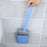 Toilet Brush Toilet Holder Set For Bathroom Flexible Soft Bristles Brushes With Drying Holder Set Bathroom Accessories Toilet Brush Set, Silicone Toilet Brush With Holder Wall Mounted With Toilet Bowl Brush And Holder Bendable Brush Head Holder Quickly