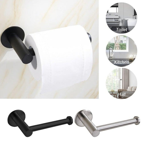 Toilet Wall Mount Toilet Paper Holder Stainless Steel Bathroom Kitchen Roll Paper Accessory Tissue Towel Accessories Holders Modern Paper Roll Holder Wall Mount Tissue Roll Rack For Bathroom