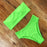 Top Swimsuit Push Up Bikini Set Women's Crop Top High Waist Swimsuit Sport High Cut Bikini Set Two Piece Bathing Suits High Waist Solid Bathing Suit Summer Swimwear Women Beachwear