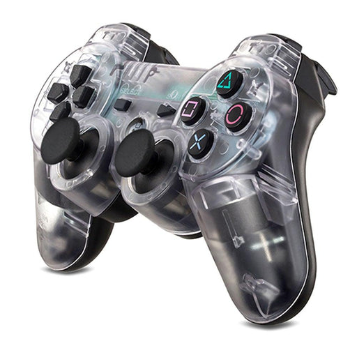 Transparent Eye Catching Wireless Dual Shock Bluetooth Joystick Gamepad Console Controller Compatible With PC Laptop - STEVVEX Game - 221, all in one game controller, best quality joystick, bluetooth wireless gamepad, classic games, cool joystick, game, Game Controller, Game Pad, gamepad controller, gamepad joystick, Gaming Controller, gaming joystick, joystick, joystick for games, joystick for laptop, joystick for pc, transparent joystick - Stevvex.com