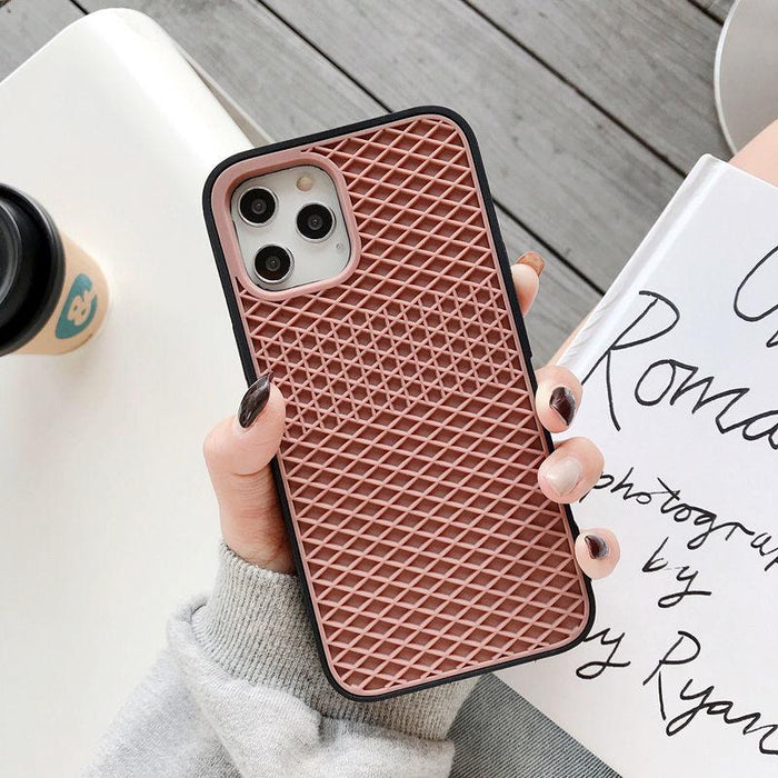 Unique Texture Luxury Silicone Phone Case For iPhone 11 12 13 Pro Max Cover Soft Silicone Designed for iPhone Anti-Scratch Shockproof Protective Stylish Phone Case