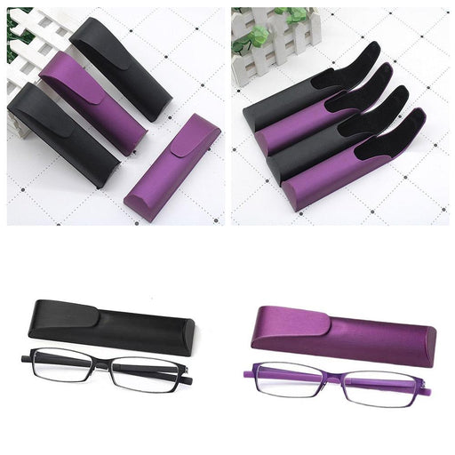 Unisex Fashion Handmade Clamshell Glasses Case Elegant Reading Glasses Case Trendy Optical Pen Sunglasses Case Hard Shell Eyeglasses Case Linen Protective Case Sunglasses Eyeglasses For Men Women