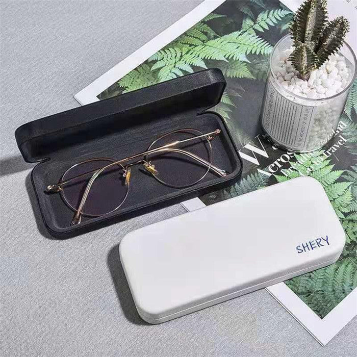 Unisex Square Glasses Case Simple Glasses Storage Case Reading Glasses Sunglasses Hard Shell Eyeglass Case Sunglasses Glasses Case Portable PU Leather Eye Elegant Glass Carry Case