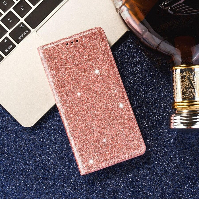 Wallet Glitter Leather Case For Xiaomi Redmi Note 11 Pro 11S 11E 10 Pro 9 Pro 8 Pro 10C 10 + 9A 9C 9T Poco X3 X4 M4 Pro 11T Glitter Bling Diamond PU Leather Wallet Phone Case with String Flip Cover for Xiaomi