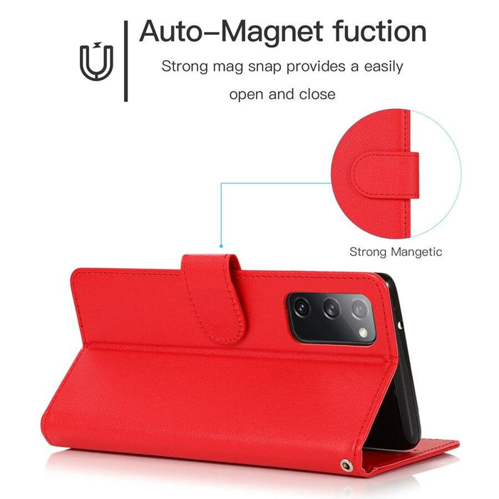 Wallet Leather Case For Xiaomi Redmi 10 9 9A 9C 9T 8 8A 7A 6 Note 10 10S 10 Pro 9S 9 Pro 8 Pro 7 6 5 Pro 4X Poco X3 Pro M3 11T Shockproof Wallet Style Magnetic Closure Back Cover Case