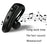 Waterproof Wireless Bluetooth Handsfree Earphone Single Headphone Elegant Black Design  Comfortable Long Wireless Range Headset Business Office Earbud With Microphone Waterproof Loud Voice Sport Earphones