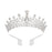 Wedding Hair Accessories Crystal Rhinestone Crowns With Combs Queen Princess Tiaras Head Jewelry Bridal Girls Wedding Tiara Crystal Rhinestones Crown With Comb Bridal Pageant Birthday Princess Tiara Headband