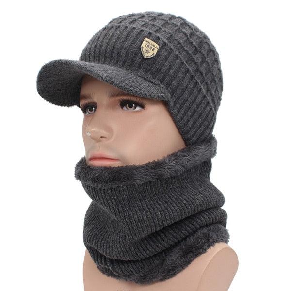 Winter Hat Skellies Beanies Hats Winter Beanies For Men Women Wool Scarf Caps Balaclava Mask Gorgas Bonnet Knitted Hat Set Outdoor Sport Warm Beanies Hat For Men Knitted Hats Bandana Hiking Camping Kid Neck Warmer Cap