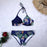 Women Bikini Set Push Up Female Swimsuit Swimwear Swim Two Piece Brazilian Bathing Suit Large Plus Size Women's Twist Front High Waist Bikini Swimsuit Drawstring Tie Side Bottom Two Piece Bathing Suit