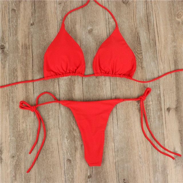 Women Bikini Swimsuit Push-Up Bra Bikini Set Two Piece Swim Suit Swimwear Beachwear Bathing Suit Strappy Swimsuit Two Pieces Bikini Set