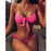 Women Dot Bikini Women Two Piece Swimsuit Women's Bikini Set Swimsuit Micro Strapless 2 Piece Bathing Suit Tie Side Bikini Bottoms Push Up Swimwear Bathing Suit Beach Wear Swimming Suit