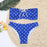 Women Dot Bikini Women Two Piece Swimsuit Women's Bikini Set Swimsuit Micro Strapless 2 Piece Bathing Suit Tie Side Bikini Bottoms Push Up Swimwear Bathing Suit Beach Wear Swimming Suit