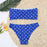 Women Dot Bikini Women Two Piece Swimsuit Women's Bikini Set Swimsuit Micro Strapless 2 Piece Bathing Suit Tie Side Bikini Bottoms Push Up Swimwear Bathing Suit Beach Wear Swimming Suit