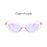 Women Elegant Black Summer Sunglasses Stylish New Popular Cat Eye Design Sunglasses For Woman New Small Eyewear Shades For Women Retro Summer Design Glasses