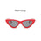 Women Elegant Black Summer Sunglasses Stylish New Popular Cat Eye Design Sunglasses For Woman New Small Eyewear Shades For Women Retro Summer Design Glasses