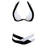 Women High Waist Bikini Swimsuit Swimwear Women's 2 Piece Swimsuits Scoop Neck High Waist Bikini Set Female Elegant Bikini Comfortable Swimming Set Large Size Bathing Suit