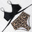 Women Leopard Print Swimsuit Women's Bikini One Shoulder Top High Waist Bottom Two Piece Swimsuits Women Push Up Bikini Set One Shoulder Beachwear Summer Leopard Bathing Suit High Waist Swimwear For Women