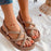 Women Summer Straw Rope Mesh Sandals Cross Tied Flat Sea Beach Casual Light Multi Elegant Design Flip Flop Trend Fashion High Quality Handmade Natural Comfortable Walking Sandals With Arch Support For Women