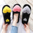 Women Winter Heart Shoes Woman Slides Plush Home Slippers Indoor House Shoes Winter Warm Fur Slippers With Embroidered Heart Details Soft And Warm House Slippers With Cushioned Insole