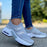 Womens Red Sneakers Air Cushion Shoes Woman Mesh Sneakers Breathable Flats Womens Casual Air Cushion Sneakers Lightweight Non Slip Sport Jogging Gym Fitness Workout Tennis Walking Espadrilles