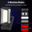 Work Light Rechargeable LED Camping Waterpoof Portable Multifunctional Adjustable USB Light Hanging Hook& Magnetic Base Flashlight For Hurricane Camping Hiking Riding Fishing Jogging Household - STEVVEX Lamp - 200, Adjustable Flashlight, Flashlight, Gadget, Headlamp, Headlight, Headtorch, lamp, Rechargeable Flashlight, Rechargeable Headlamp, Rechargeable Headlight, Rechargeable Torchlight, Torchlight, Waterproof Flashlight, Waterproof Headlamp, Waterproof Headlight, Waterproof Torchlight - Stevvex.com